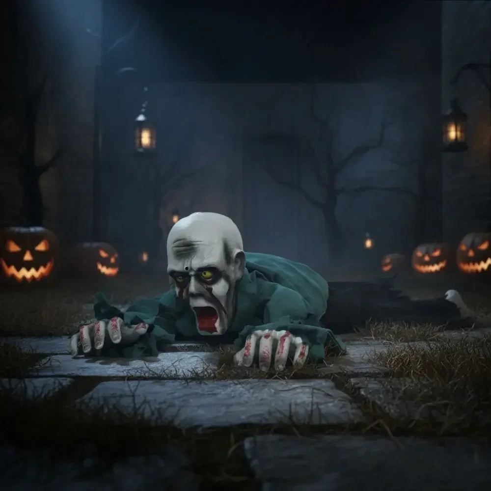 Voice-Activated Crawling Ghost Prop