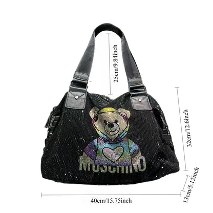 Nylon Teddy Bear Tote