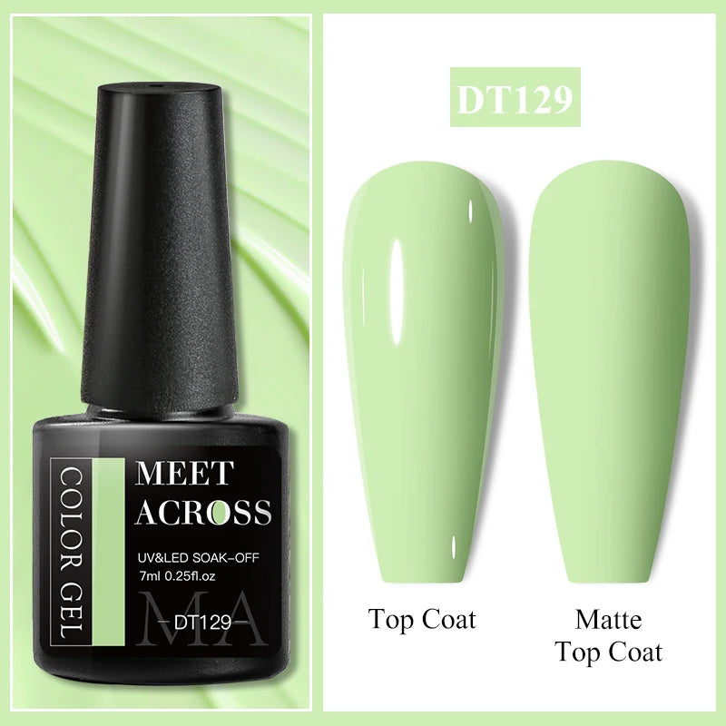 MEET ACROSS Matte Gel Polish