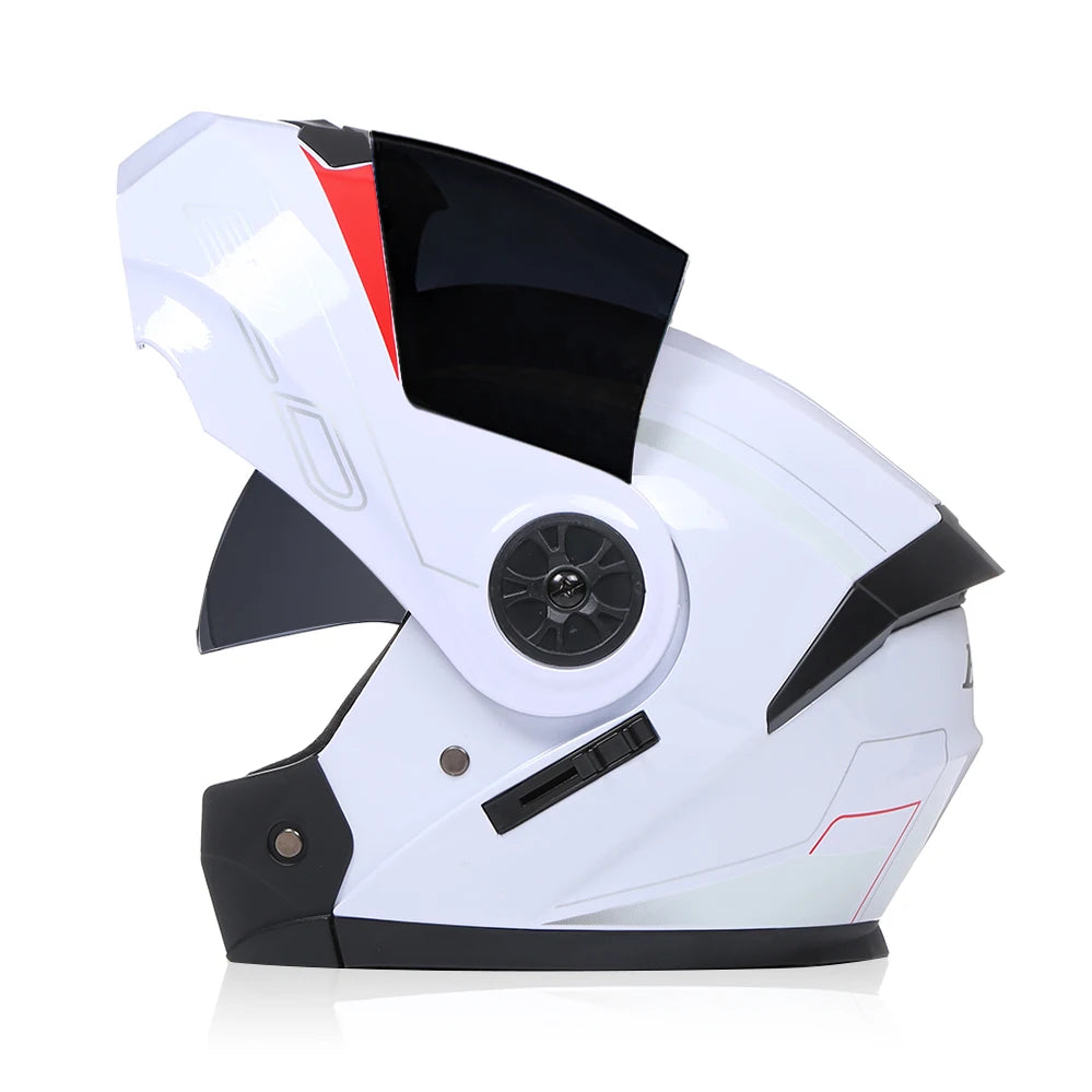 BLD Dual-Lens Flip-Up Modular Helmet