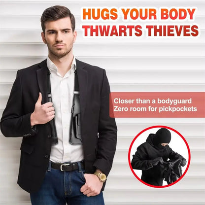 Anti-Theft PU Leather Chest Bag