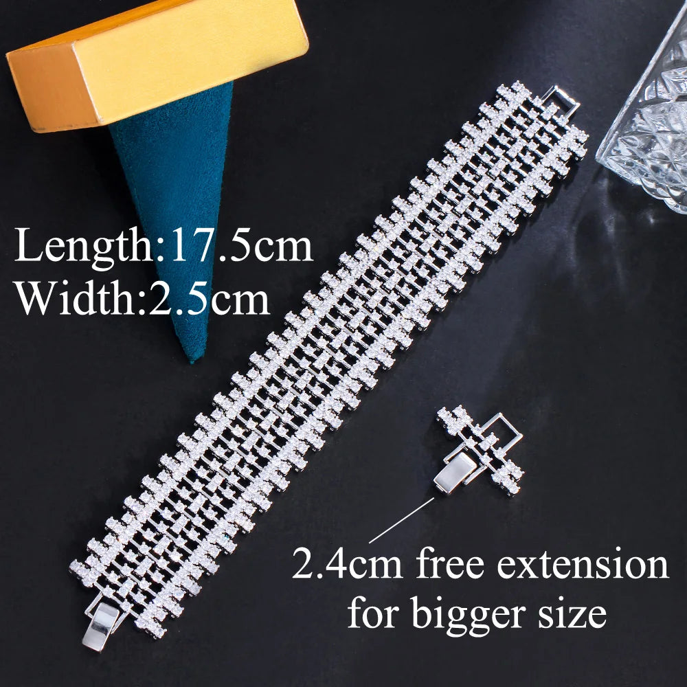 Vintage Zircon Round Bracelet
