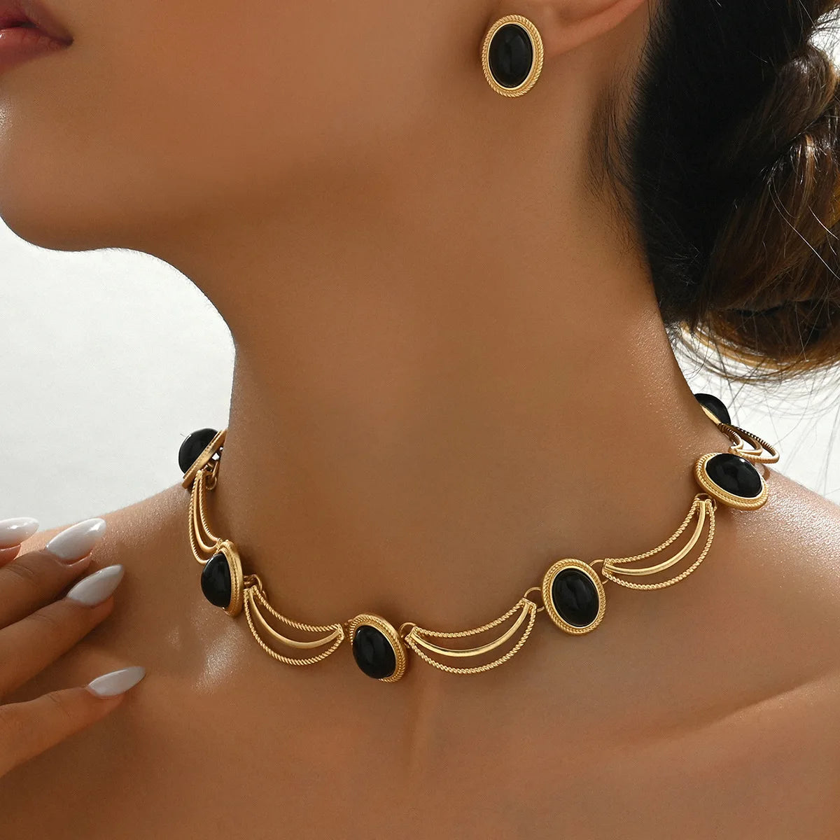 Bridal Jewelry Set Necklace Earrings Bracelet Ring
