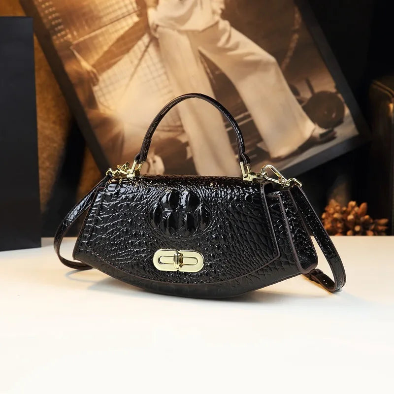 PU Leather Saddle Bag