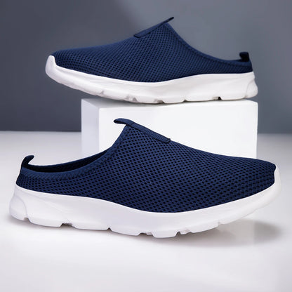 Breathable Mesh Half-Slipper Shoes