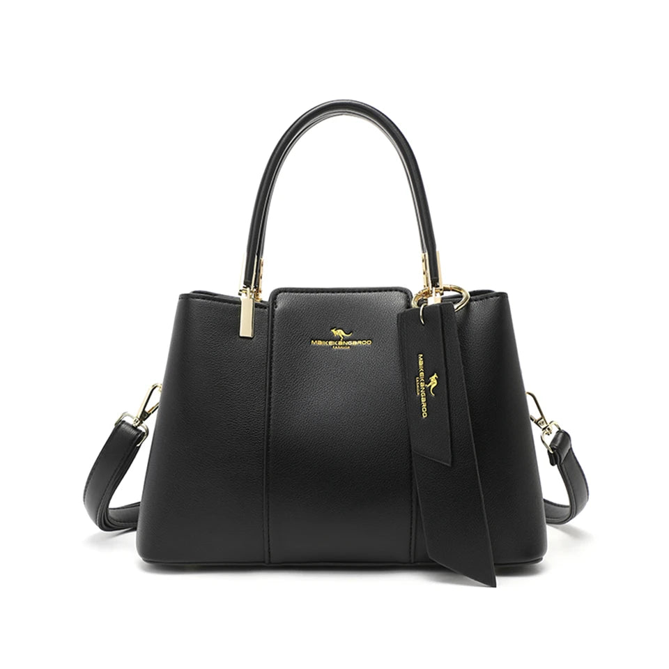 Microfiber Leather Crossbody Tote