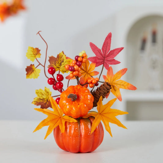 Autumn Theme Sunflower Maple Leaf Ornaments