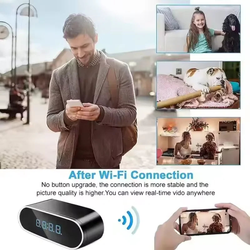 Clock Mini Camera