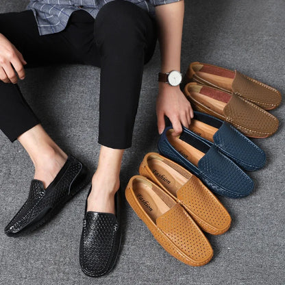 Genuine Leather Driving Moccasins