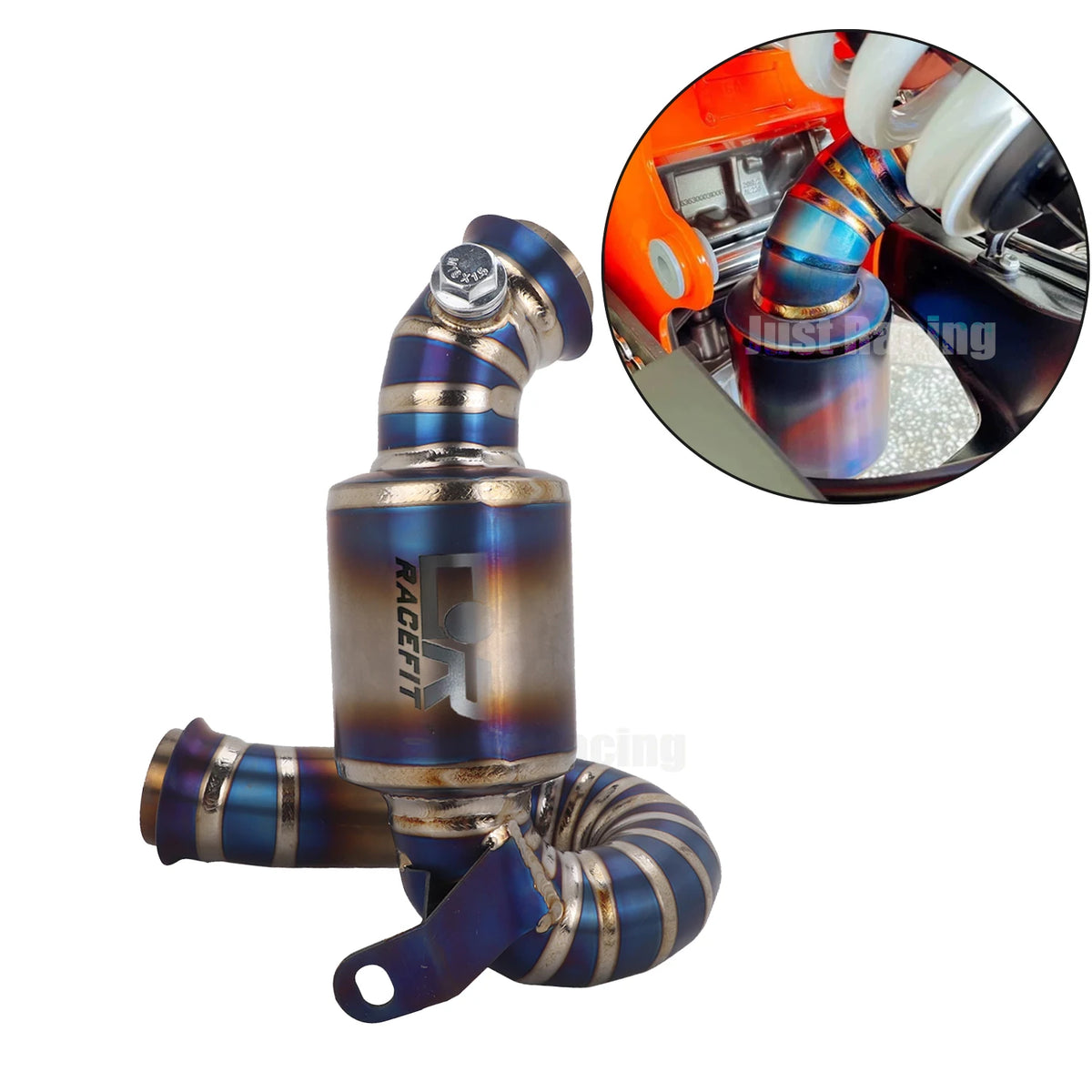 CFMOTO 1000MT-X Titanium Alloy Mid-Link Muffler Pipe