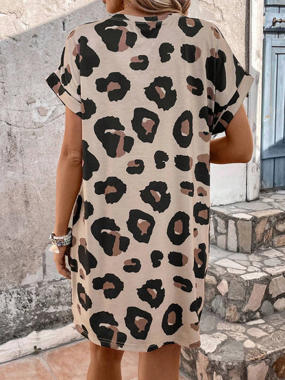 Geometric Plus-Size Dress