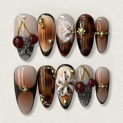 Y2K Cat Eye Press-On Nails