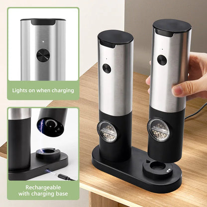Rechargeable Electric Salt Grinder