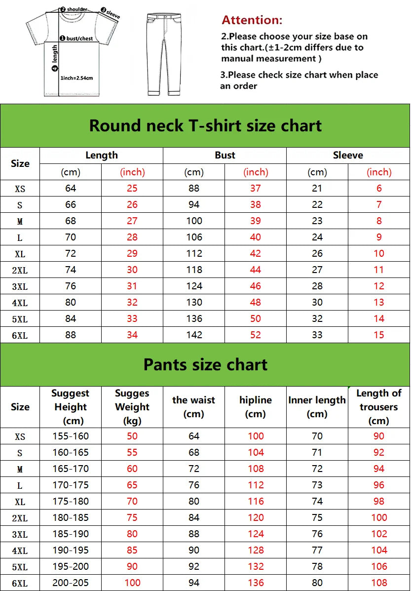Summer Short-Sleeved Long Pants Set