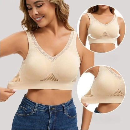 Seamless Push Up Sports Bra