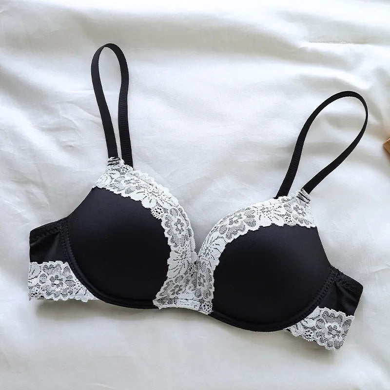 Lace Push Up Wire Free Bra
