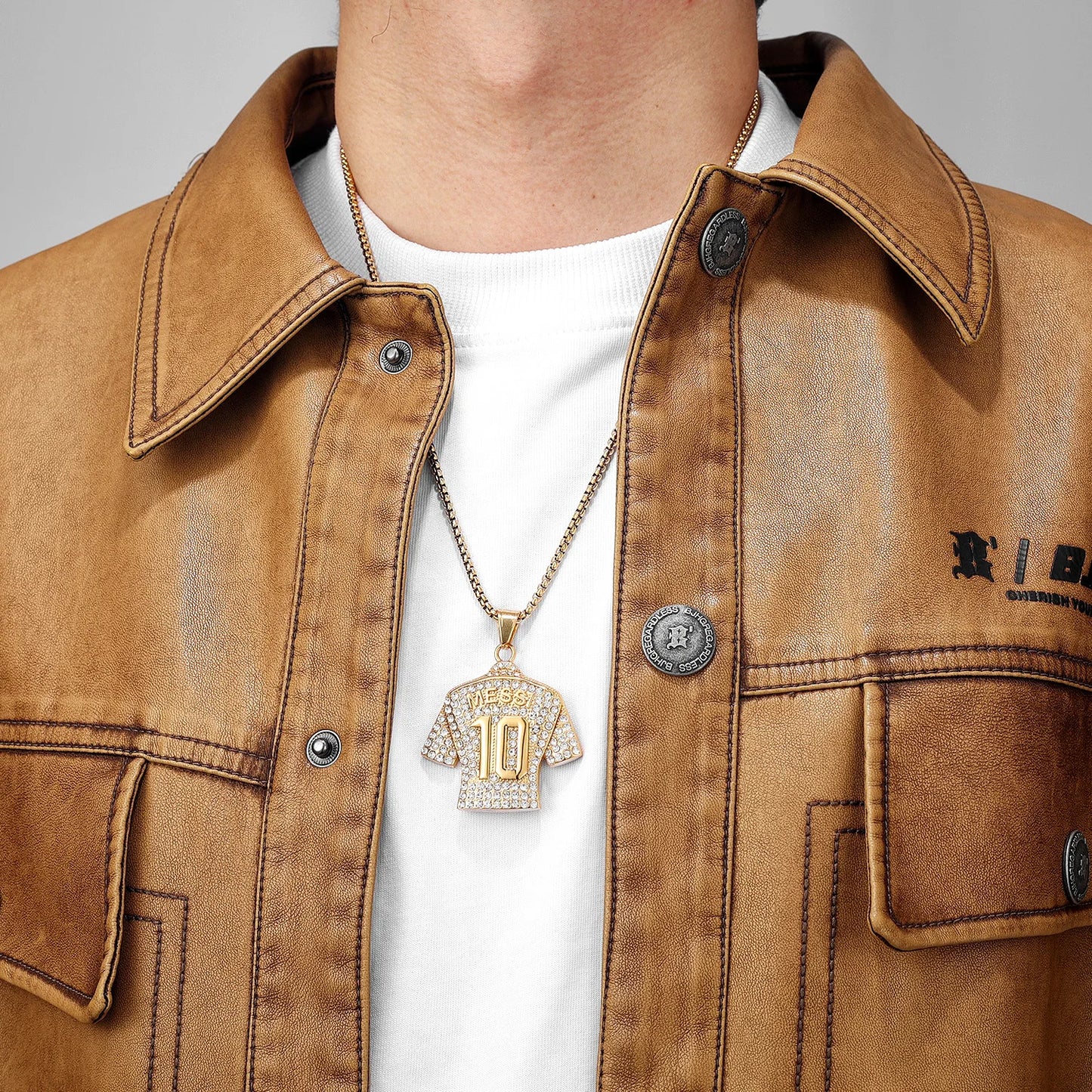 Metal Jersey Stainless Steel Pendant Party
