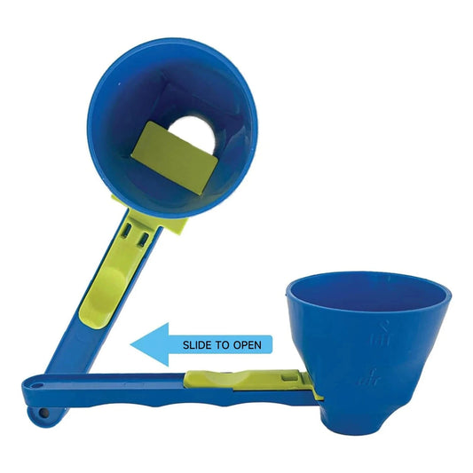 Portable Sliding Funnel Scoop