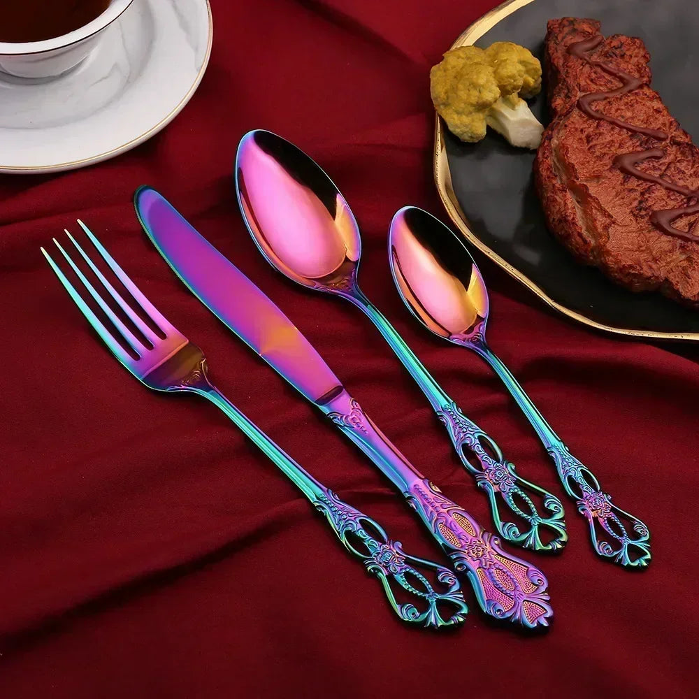Luxury Gold Cutlery Set
