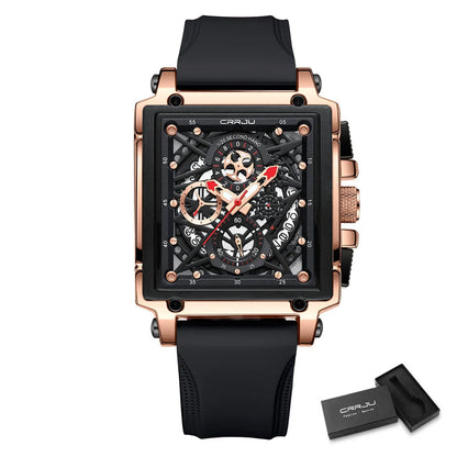 Rectangular Quartz Wristwatch