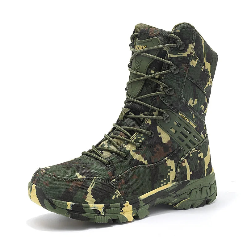 Camouflage Waterproof Trekking Boots