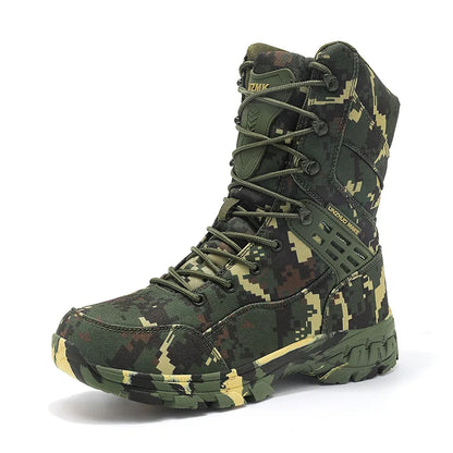 Camouflage Waterproof Trekking Boots