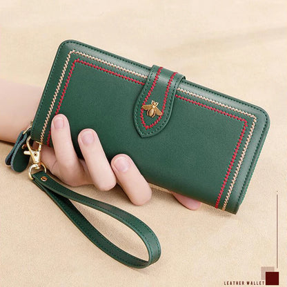 RFID Leather Clutch