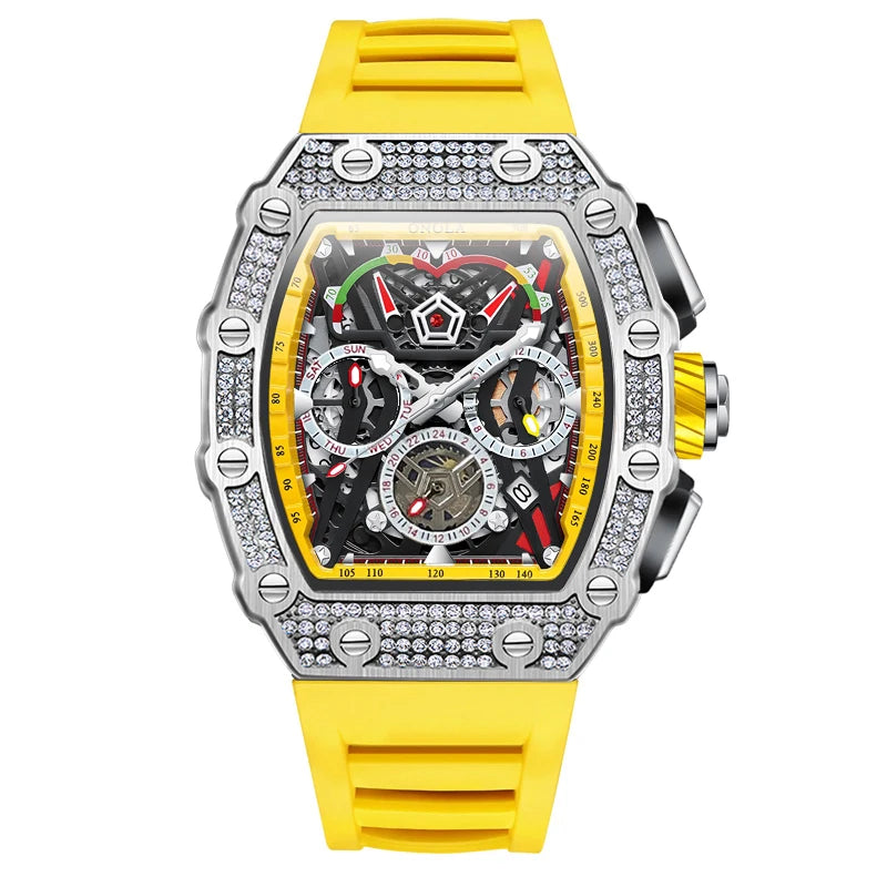 Multifunctional Barrel Quartz Watch