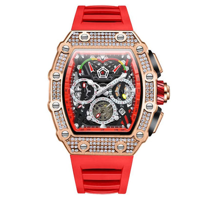 Multifunctional Barrel Quartz Watch