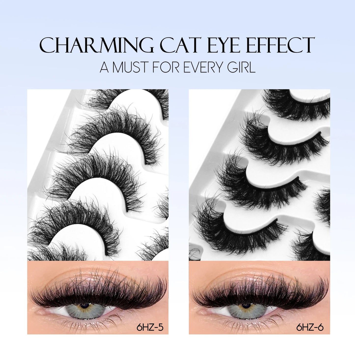 Thick Fluffy Strip Eyelashes