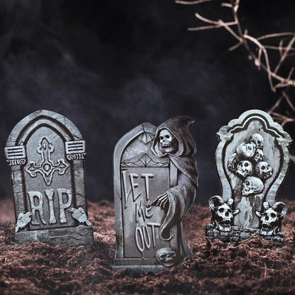 Skeleton Tombstone Yard Signs