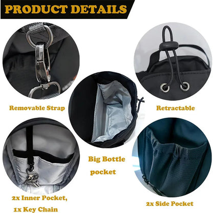 Magnetic Hands-Free Water Bottle Bag