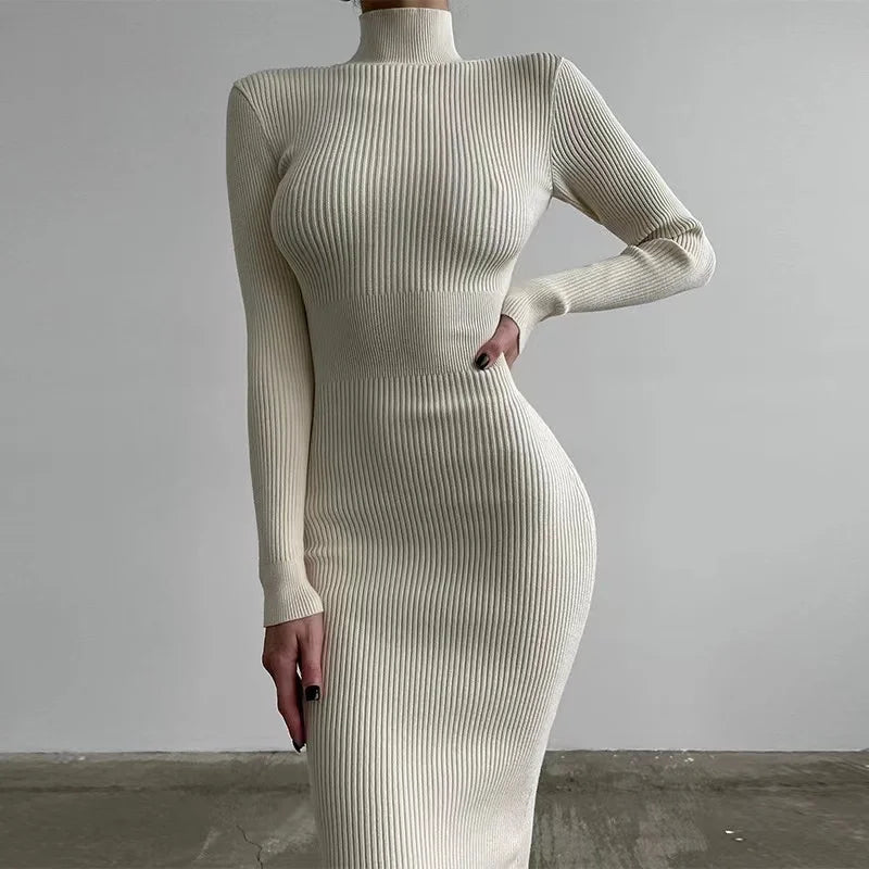 Turtleneck Mini Dress