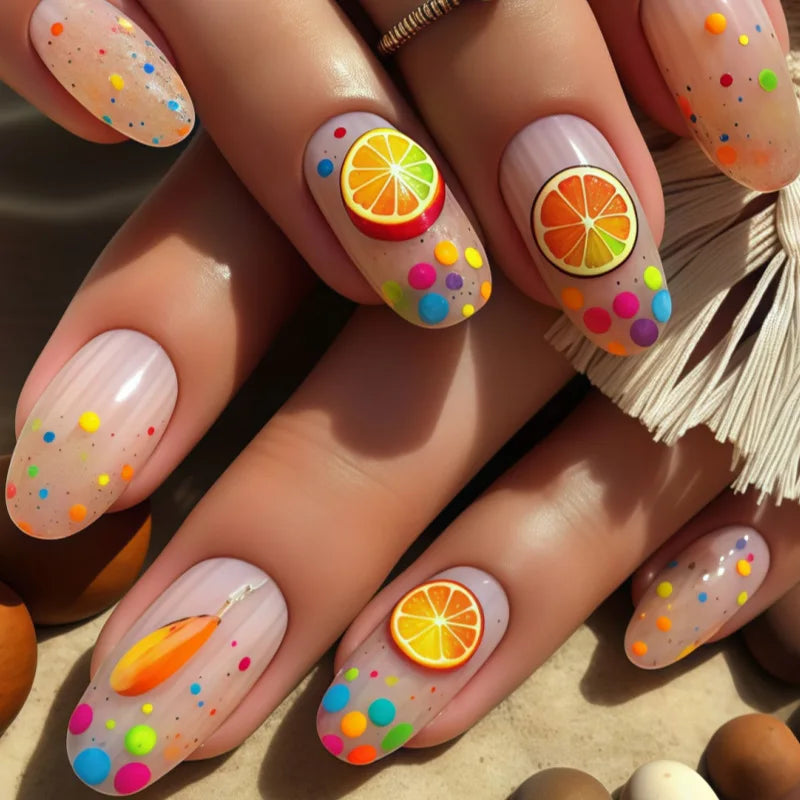 Ballerina French Nail Tips