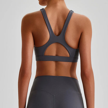 Back Hollow Out Fitness Bra