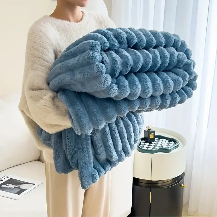 Soft Rabbit Velvet Blanket