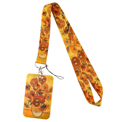 Sakura Cherry Blossoms Flower lanyard