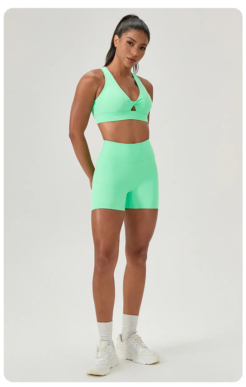 Yoga bra detachable padding quick-drying
