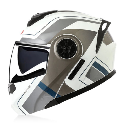 BLD Dual-Lens Flip-Up Modular Helmet