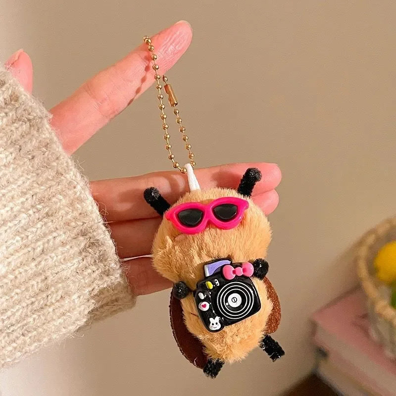 Cute Cockroach Plush Keychain Stuffed