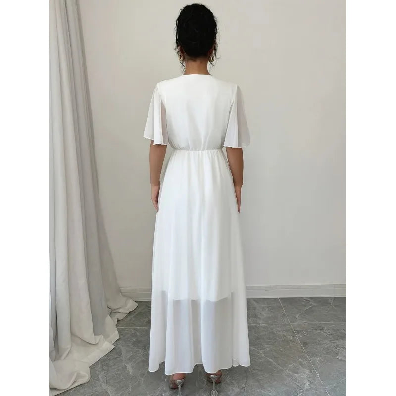 Draped Empire Dress