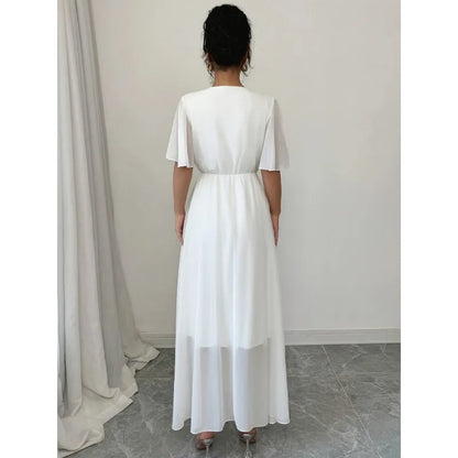 Draped Empire Dress