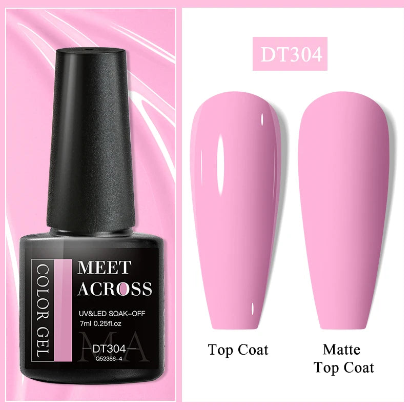 MEET ACROSS Matte Gel Polish