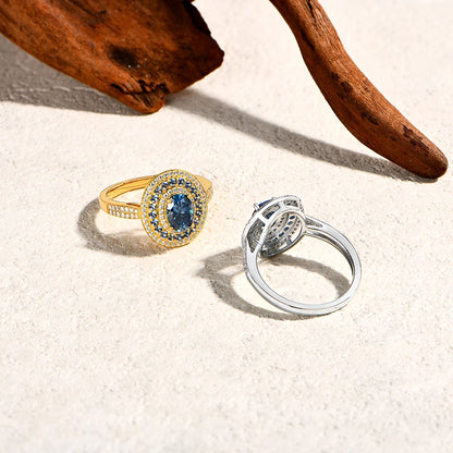 Oval Moissanite Ring