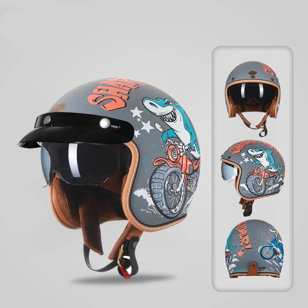 CYRIL B206 Retro Jet Helmet