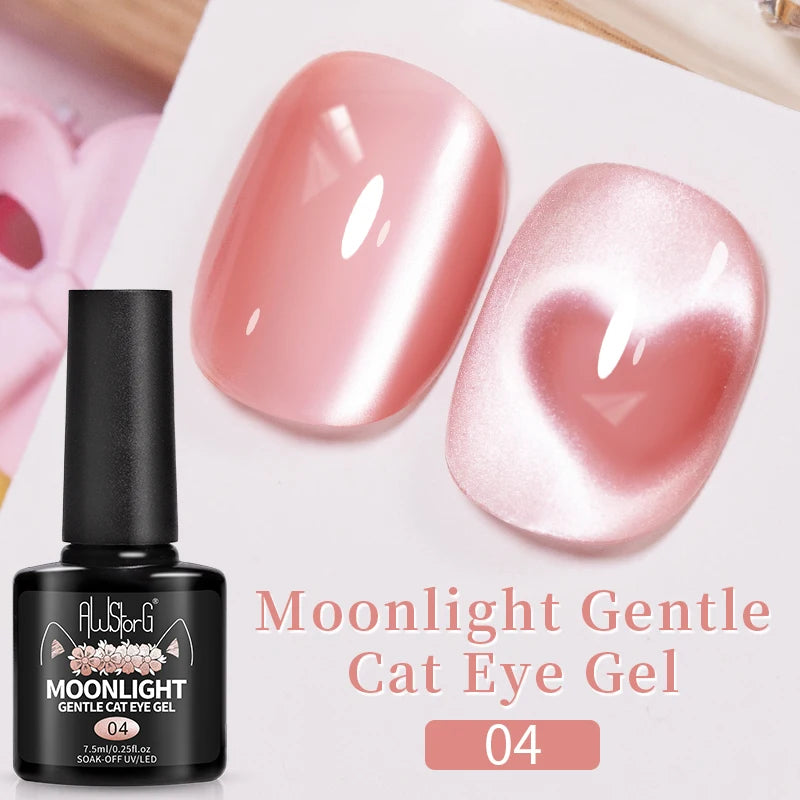 Pink Cat Eye Gel Polish