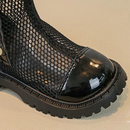Zip-Up Long Boots