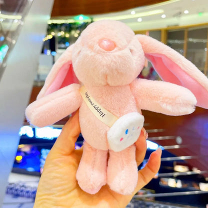 Rabbit Fur Keychain Bag Car