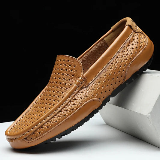 Genuine Leather Driving Moccasins