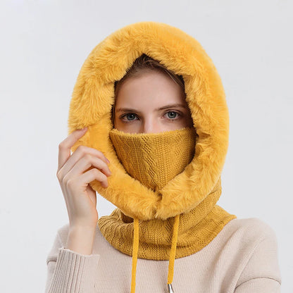 Knitted Windproof Ski Cap